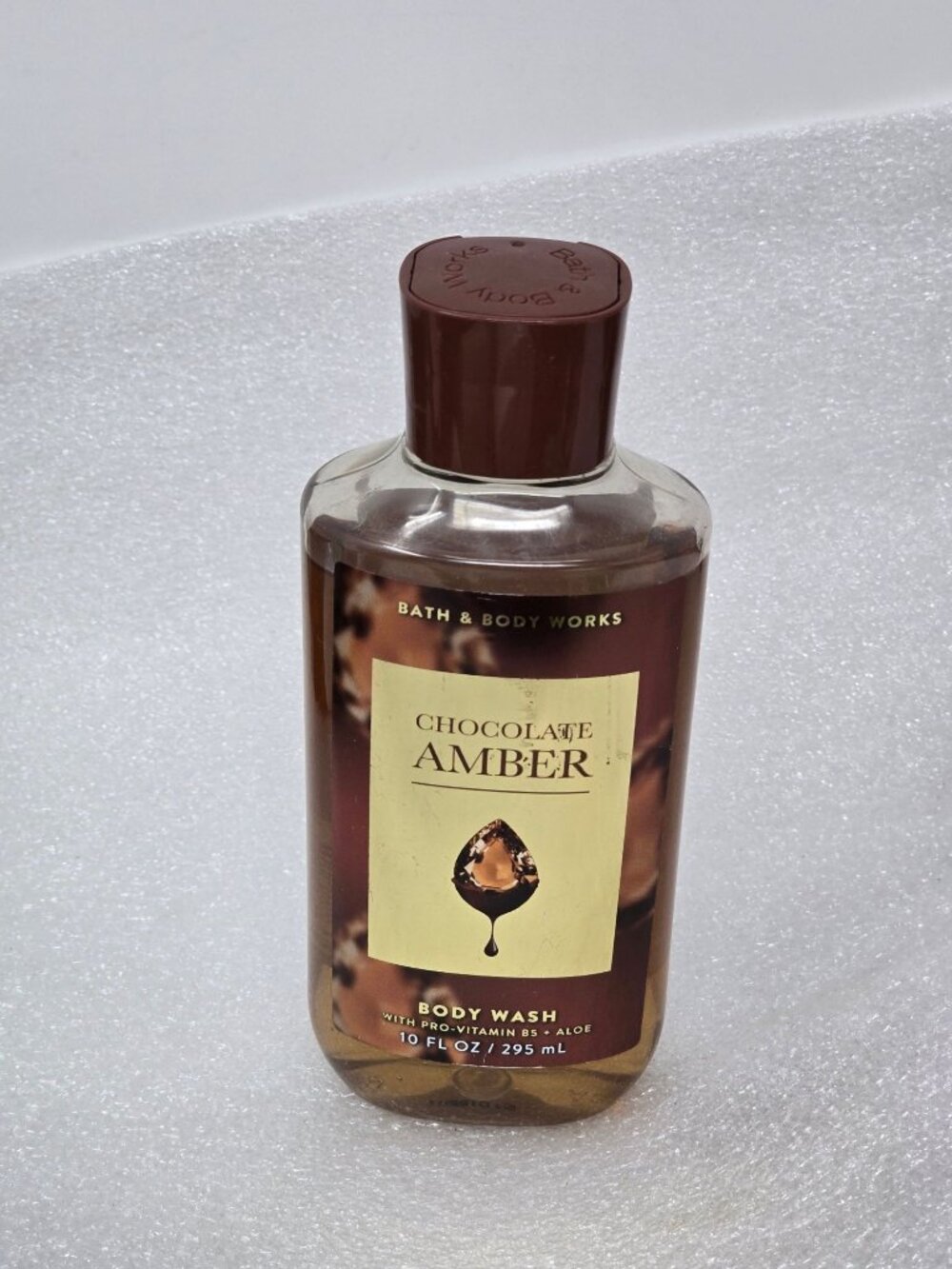 Bath & Body Works Chocolate Amber Body Wash 10 Fl Oz Nourishing Pro-Vitamin B5